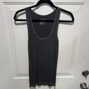 American Eagle Outfitters Apparel Dark Gray Tank Top